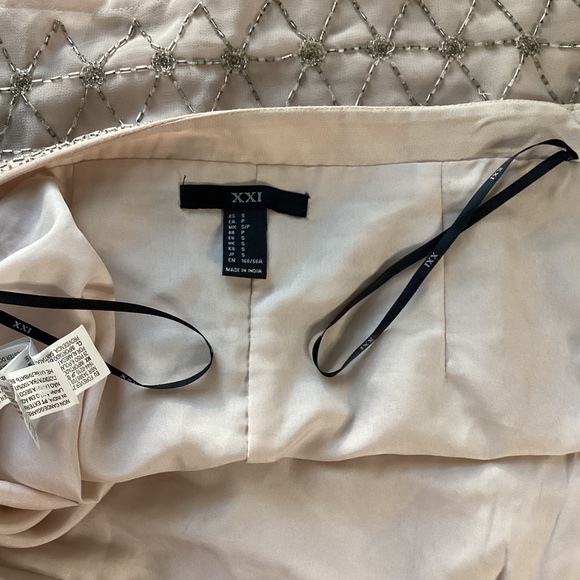 XXI Forever 21 Womens Straight Mini Skirt Sz S Sequins Diamond - Picture 12 of 16